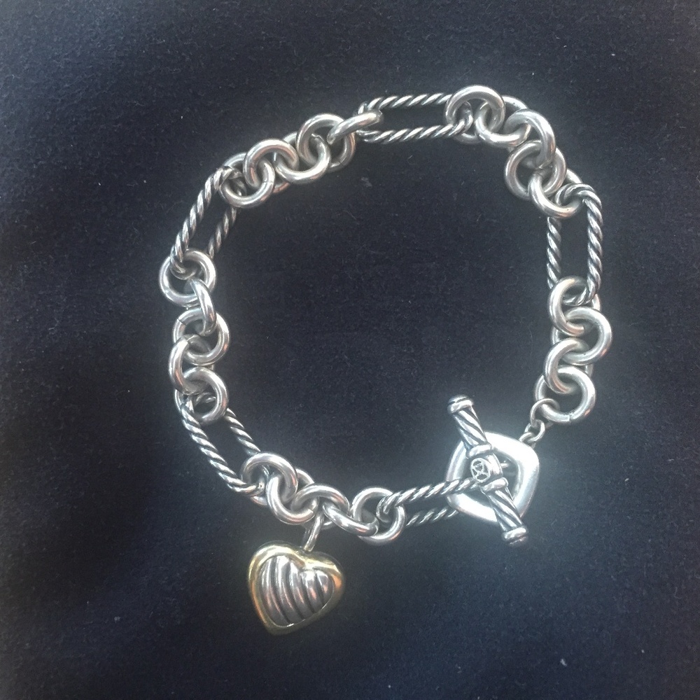 David Yurman Cable Heart Bracelet